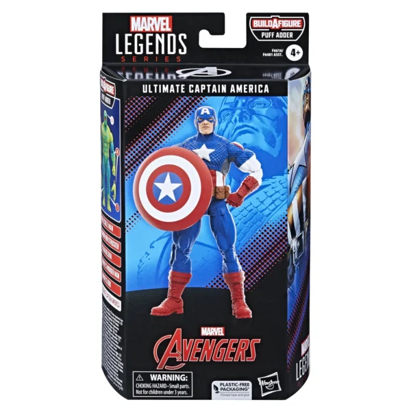 Action Figure HASBRO MARVEL LEGENDS "ULTIMATE CAPTAIN AMERICA" 15εκ. - Image 4