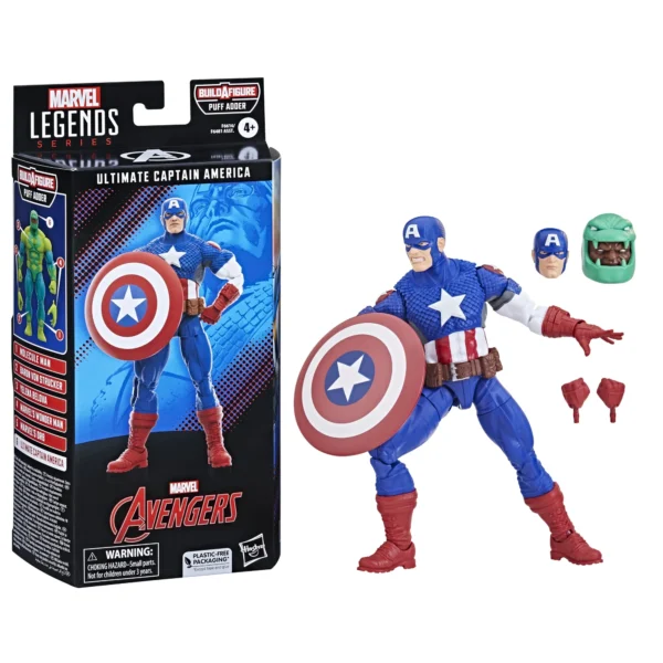 Action Figure HASBRO MARVEL LEGENDS "ULTIMATE CAPTAIN AMERICA" 15εκ. - Image 6