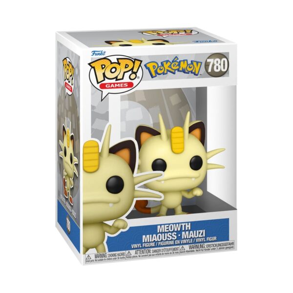 Vinyl Figure FUNKO POP "Meowth Miaouss Mauzi" 780 POKEMON - Image 2
