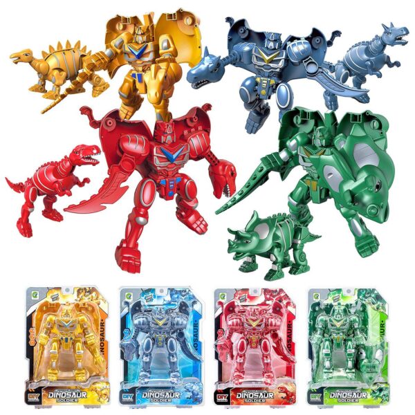ΡΟΜΠΟΤ -ΔΕΙΝΟΣΑΥΡΟΣ 2 σε 1"DINOSAUR SOLDIER" (TOY MARKT) - Image 2