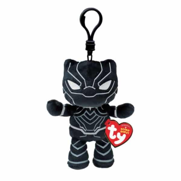 Beanie Babies Colection Κλιπ Χνουδωτό Black Panther MARVEL 8,5cm "Black Panther" (Ty Inc.)