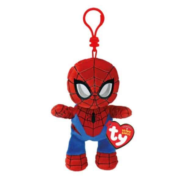 Beanie Babies Colection Κλιπ Χνουδωτό Spiderman MARVEL 8,5cm "Spiderman" (Ty Inc.)