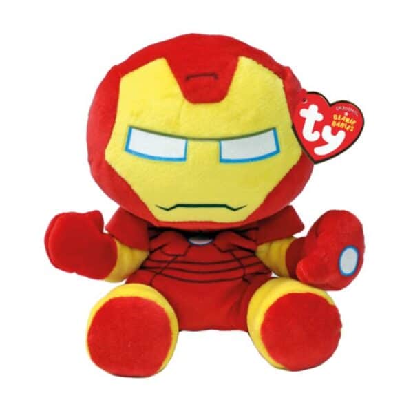 Beanie Babies Χνουδωτό Iron Man MARVEL 15cm "Iron Man" (Ty Inc.)