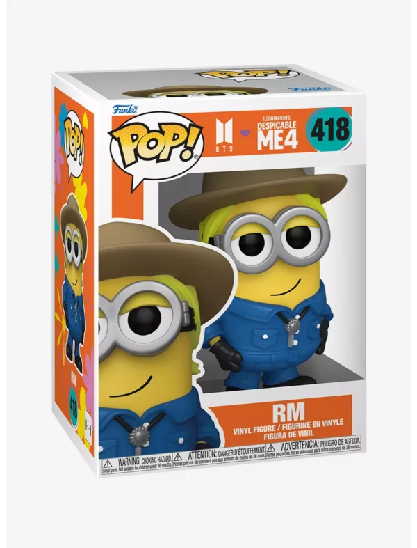 Vinyl Figure FUNKO POP "RM" 418 MINIONS BTS DESPICABLE ME4 - Image 2