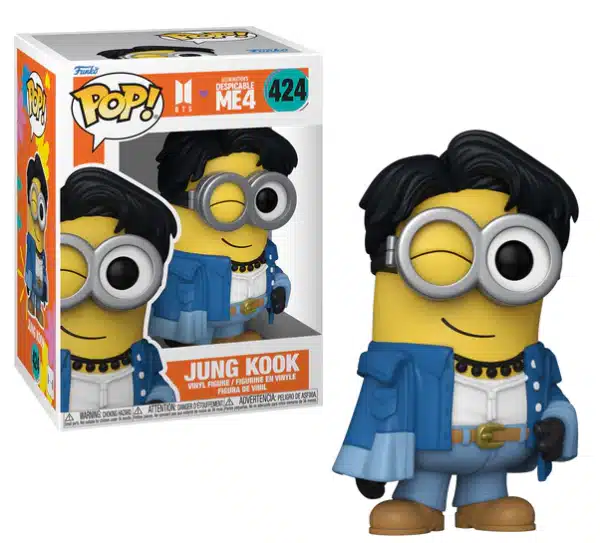 Vinyl Figure FUNKO POP "JUNG KOOK" 424 MINIONS BTS DESPICABLE ME4 - Image 3