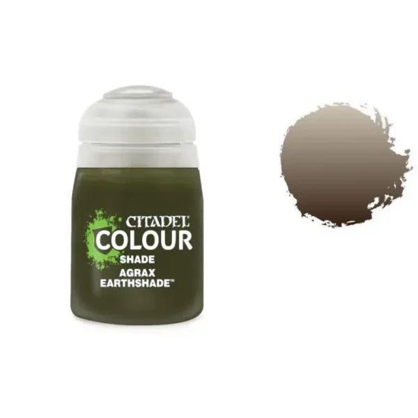 CITADEL COLOUR SHADE - Agrax earthshade, Χρώμα Μοντελισμού 18ml "AGRAX EARTHSHADE" (Citadel) - Image 2