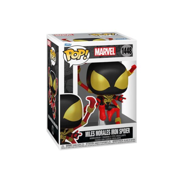 Bobblehead Figure FUNKO POP "MILES MORALES IRON SPIDER" 1448 MARVEL - Image 2