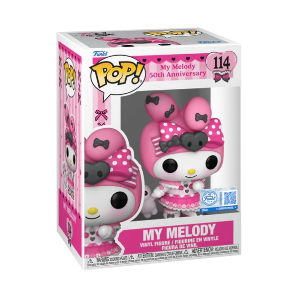 Vinyl Figure FUNKO POP "MY MELODY" 114 MY MELODY 50th ANNIVERSARY - Image 2