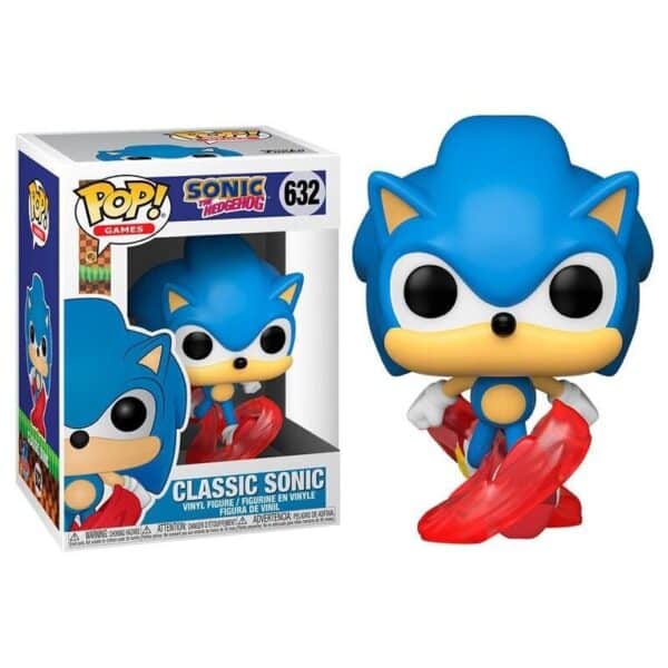 Vinyl Figure FUNKO POP SONIC THE HEDGENOG "CLASSIC SONIC" 632 GAMES - Image 2