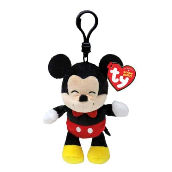 Beanie Babies Colection - Κλιπ Χνουδωτό Disney 8,5cm "MICKEY MOUSE" (Ty Inc.)
