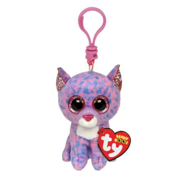Beanie Boo's Colection - Κλιπ, Γατούλα Λεβάντα Χνουδωτό 8,5cm "CASSIDY" (Ty Inc.)