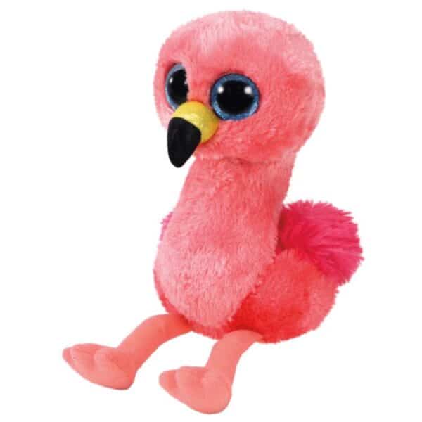 Beanie Boo's Colection, Χνουδωτό Φλαμίνγκο Ροζ 15cm "TURBO" (Ty Inc.)