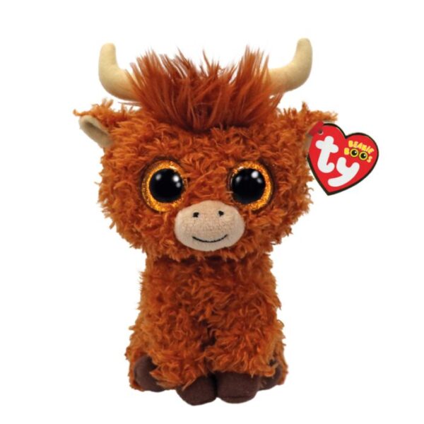 Beanie Boo's Colection, Χνουδωτή Αγελαδίτσα Καφέ 15cm "ALFIE" (Ty Inc.)
