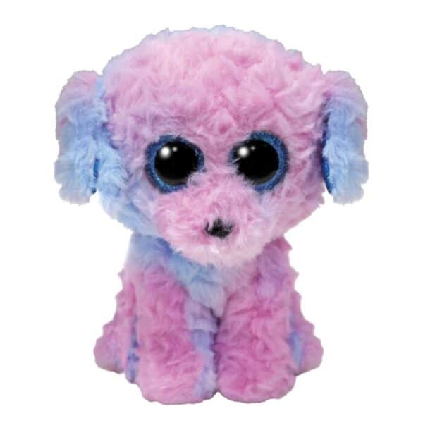 Beanie Boo's Colection, Χνουδωτό Σκυλάκι Πούντελ Ροζ 15cm "FLORA" (Ty Inc.)