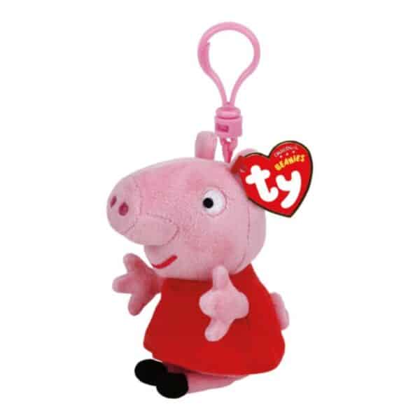 Beanie Babies Colection - Κλιπ Χνουδωτό 8,5cm "PEPPA PIG" (Ty Inc.)