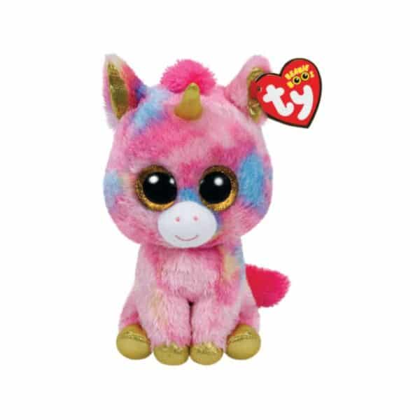 Beanie Boo's Colection, Χνουδωτό Μονόκερος Πολύχρωμο 23cm "FANTASIA" (Ty Inc.)