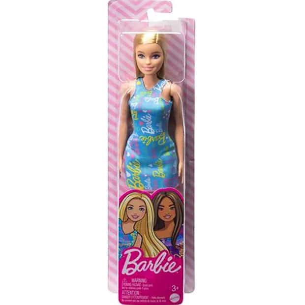 Barbie Ξανθιά Με Γαλάζιο Φόρεμα (Mattel). - Image 2