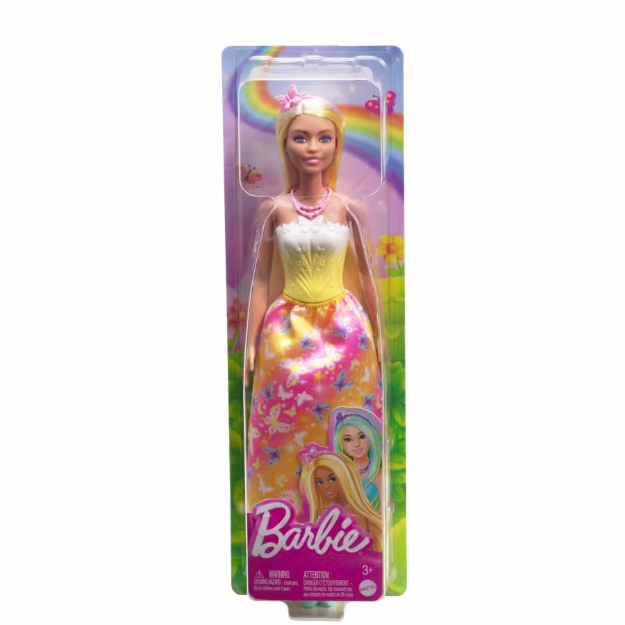 Barbie Νέα Πριγκίπισσα - Πορτοκαλί Ανταύγιες (Mattel). - Image 2