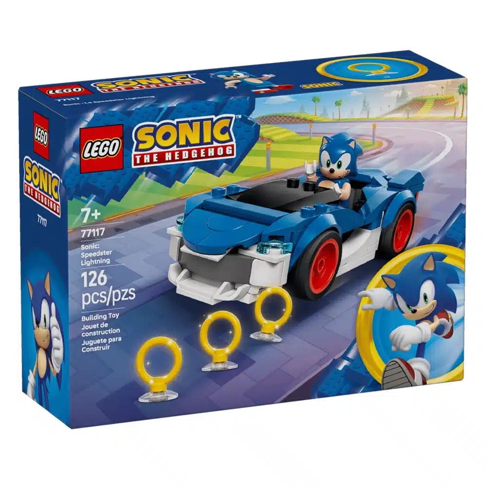 LEGO 77117 "SONIC: SPEEDSTER LIGHTNING" 126 pcs LEGO SONIC THE HEDGEHOG