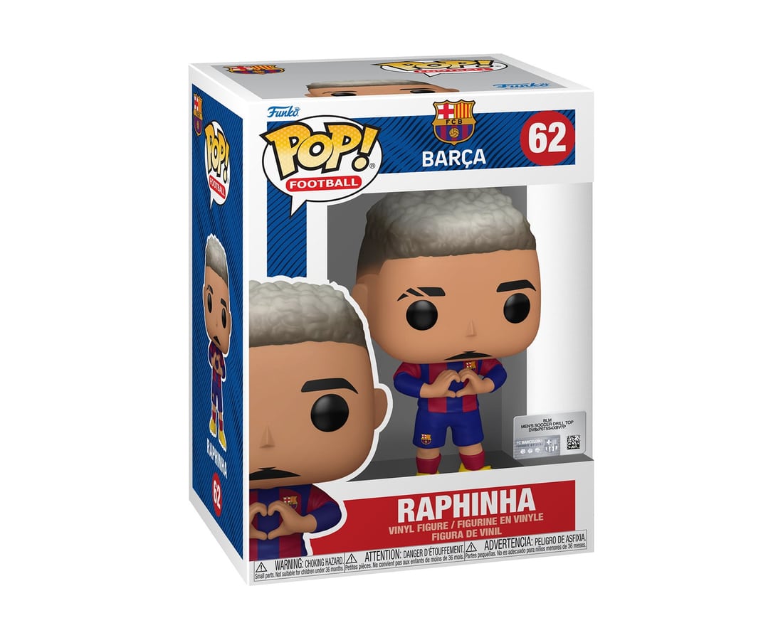 Vinyl Figure FUNKO POP "RAPHINHA" BARCA 62 FOOTBALL - Image 2