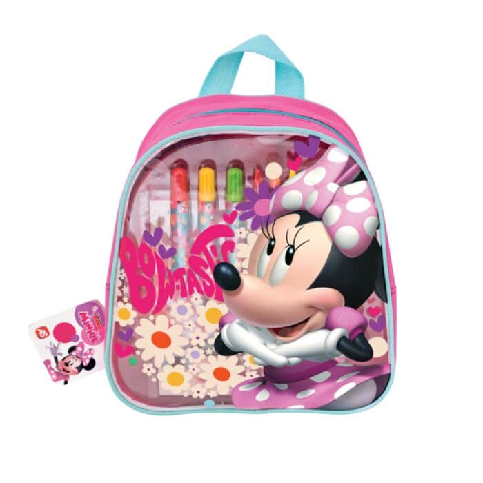 Disney Minnie, Σετ Ζωγραφικής Σε Backpack. (AS)