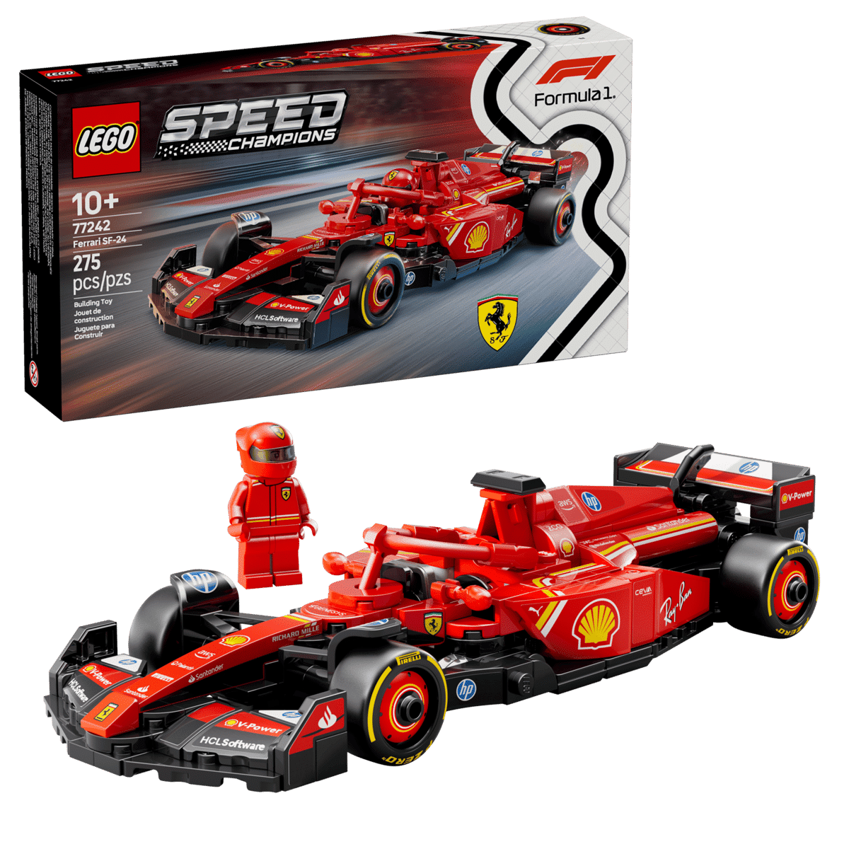 LEGO 77242 "FERRARI SF-24" 275pcs LEGO SPEED CHAMPIONS