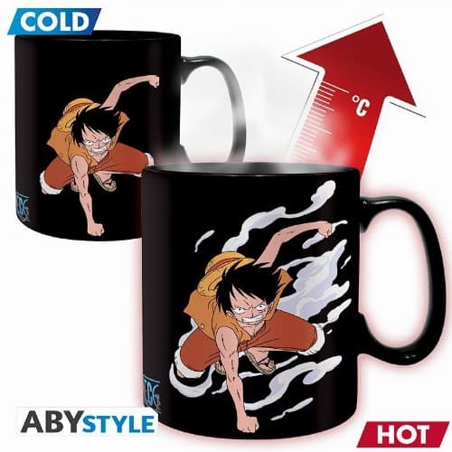 Κεραμική Κούπα ABY STYLE “ONE PIECE” 460ml MAGIC MUG THERMO-REACTIF