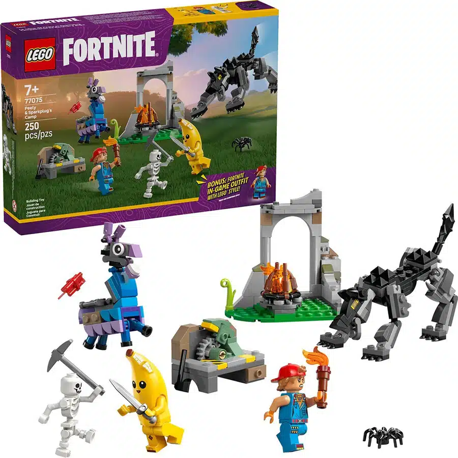 LEGO 77075 "PEELY & SPARKPLUG'S CAMP" 205pcs LEGO FORTNITE