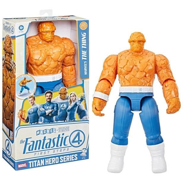 Action Figure HASBRO MARVEL TITAN HERO SERIES THE FANTASTIC 4 FIRST STEPS "THE THING" 30cm.