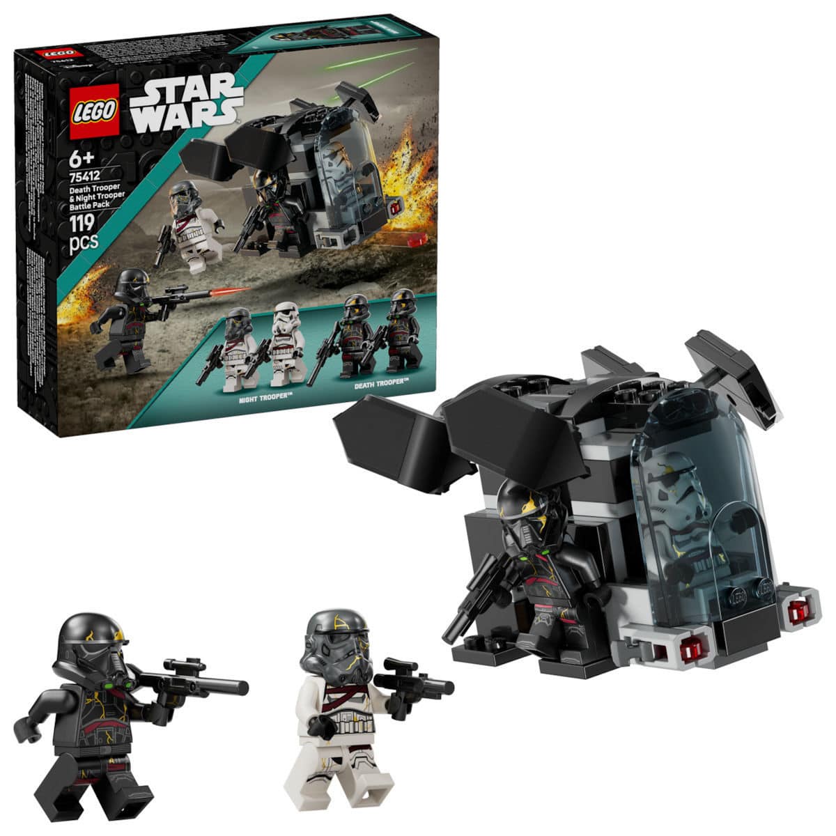 LEGO 75412 "DEATH TROOPER & NIGHT TROOPER BATTLE PACK" (119pcs) LEGO STAR WARS