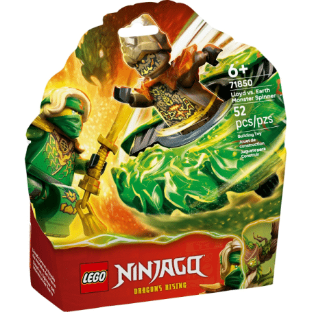 LEGO 71850 "LLOYD VS. EARTH MONSTER SPINNER" (52pcs) NINJAGO DRAGONS RISING LEGO