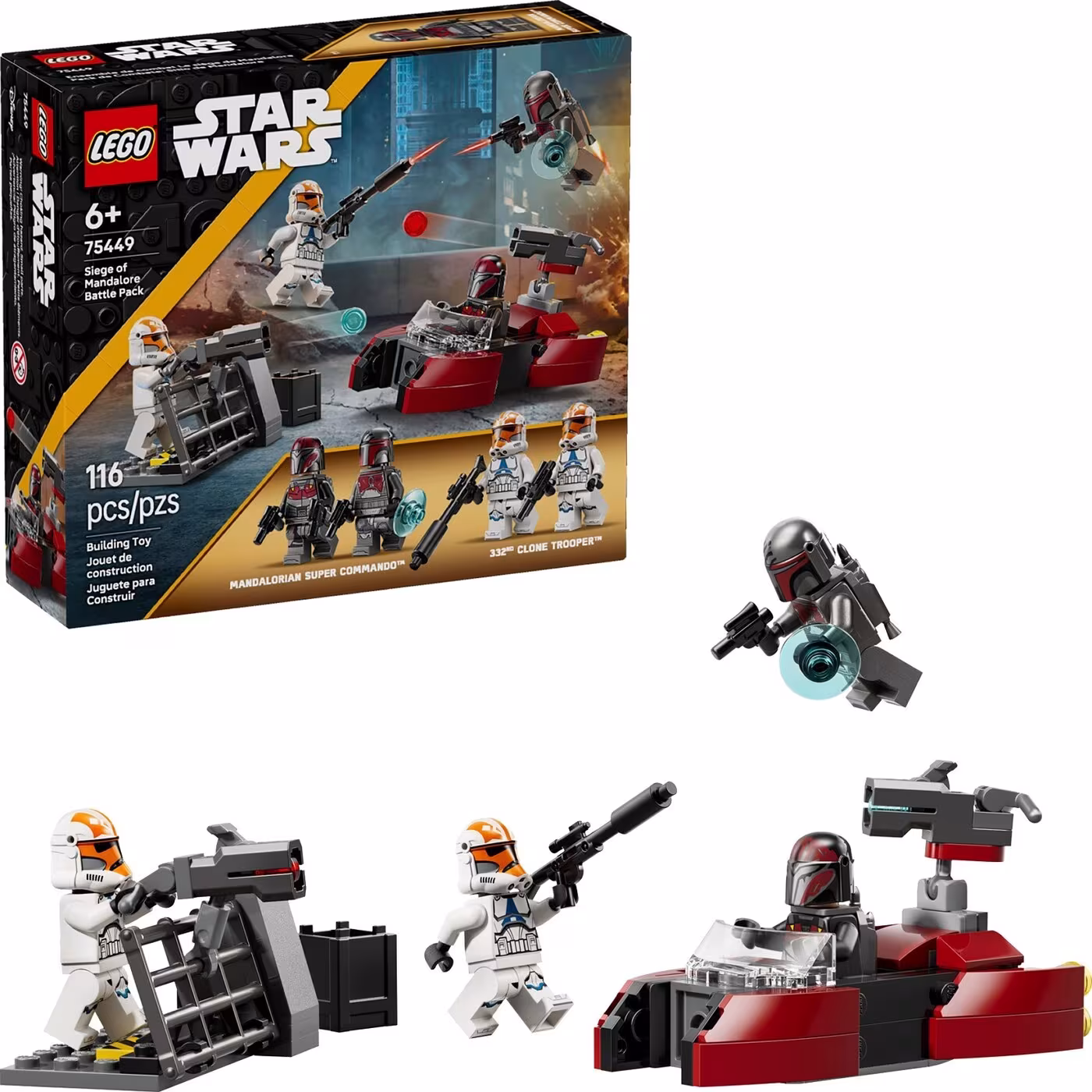 LEGO 75449 "SIEGE OF MANDALORE BATTLE PACK" (116pcs) LEGO STAR WARS