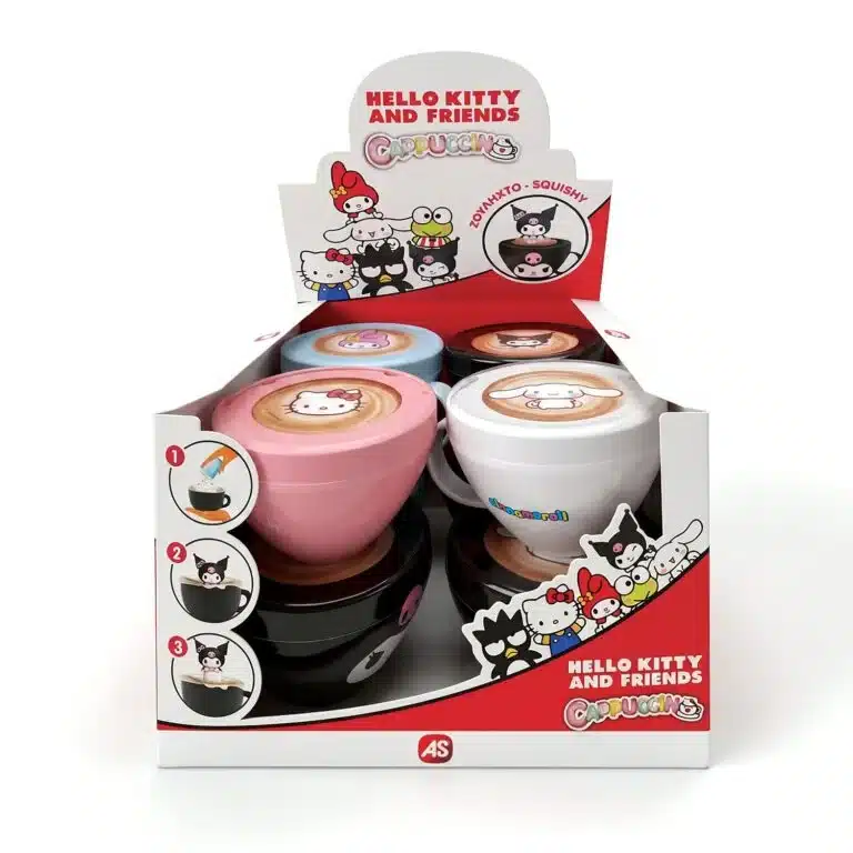 ΣΥΛΛΕΚΤΙΚΕΣ ΦΙΓΟΥΡΕΣ HELLO KITTY AND FRIENDS CAPPUCCINO SANRIO, SQUISHY - ΖΟΥΛΗΧΤΟ (AS)
