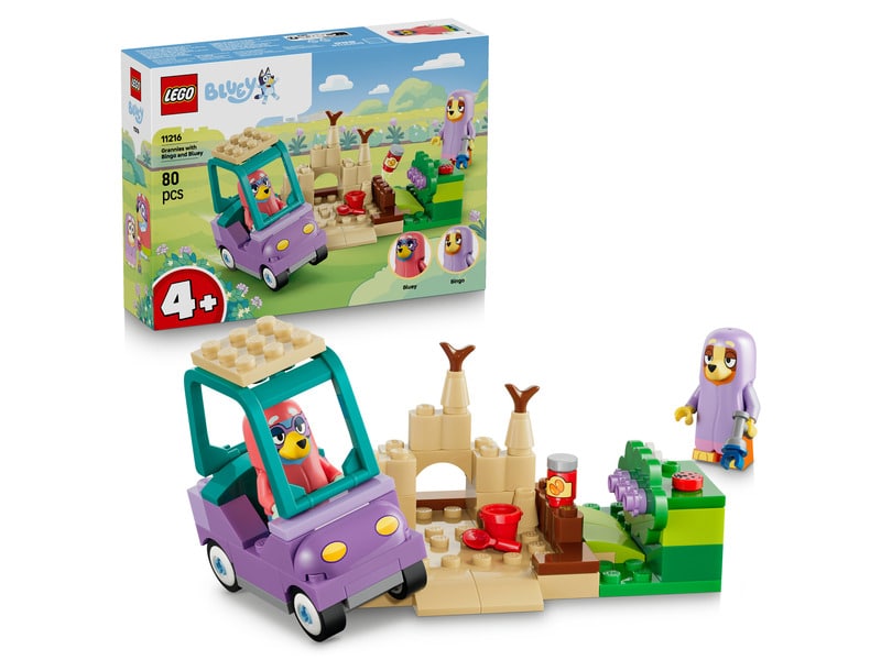 LEGO 11216 "GRANNIES WITH BINGO AND BLUEY" 80pcs LEGO BLUEY