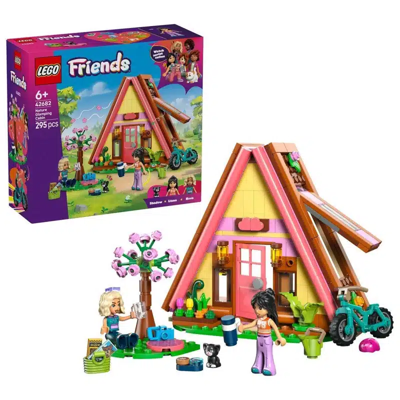 LEGO 42682 "NATURE GLAMPING CABIN" 295pcs LEGO FRIENDS