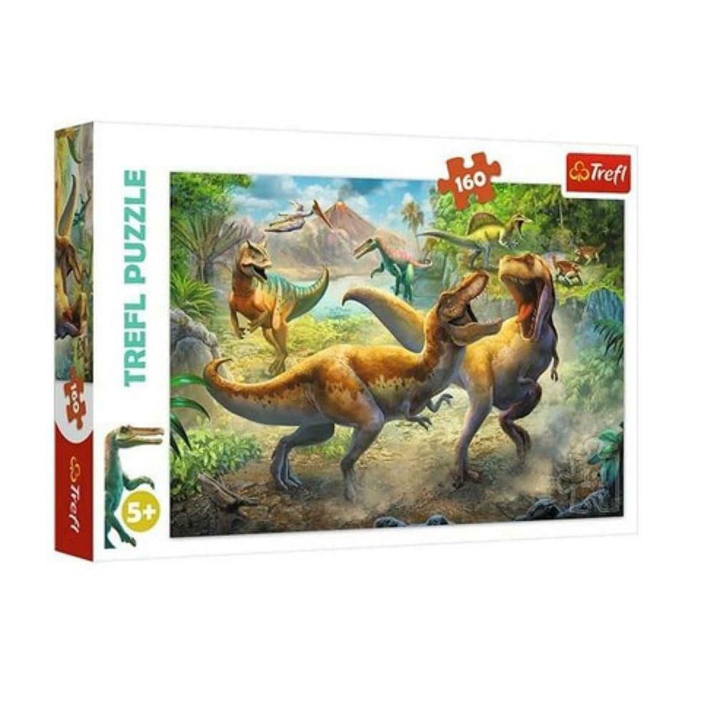 Παζλ TREFL "FIGHTING TYRONASAURS" 160pcs