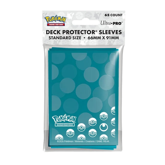 ΠΡΟΣΤΑΤΕΥΤΙΚΟ ΝΤΕΚ, DECK PROTECTOR SLEEVES, 66mm x 91mm POKEMON (65 τμχ)