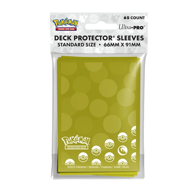 ΠΡΟΣΤΑΤΕΥΤΙΚΟ ΝΤΕΚ, DECK PROTECTOR SLEEVES, 66mm x 91mm POKEMON (65 τμχ)