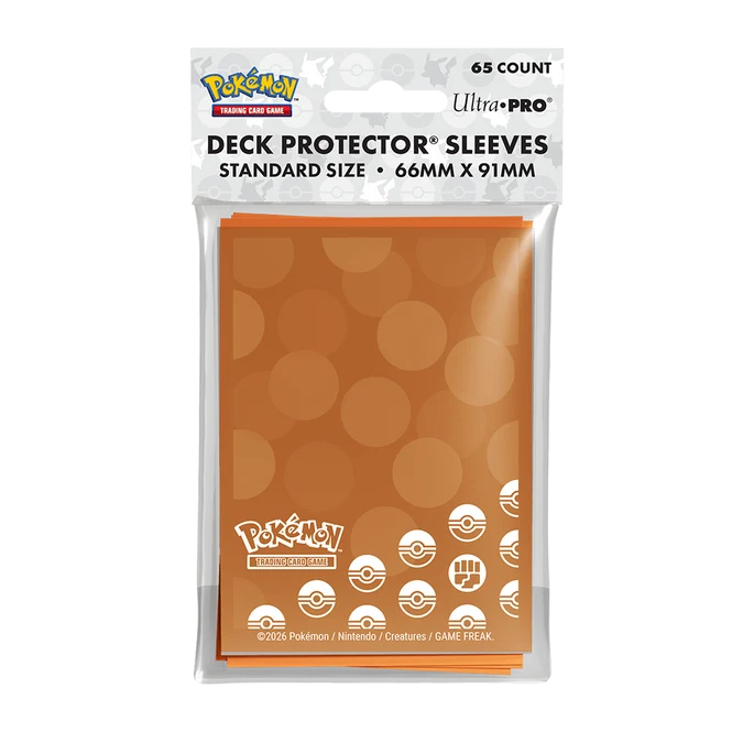ΠΡΟΣΤΑΤΕΥΤΙΚΟ ΝΤΕΚ, DECK PROTECTOR SLEEVES, 66mm x 91mm POKEMON (65 τμχ)