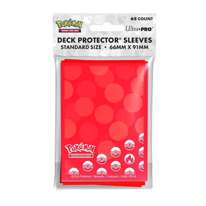 ΠΡΟΣΤΑΤΕΥΤΙΚΟ ΝΤΕΚ, DECK PROTECTOR SLEEVES, 66mm x 91mm POKEMON (65 τμχ)