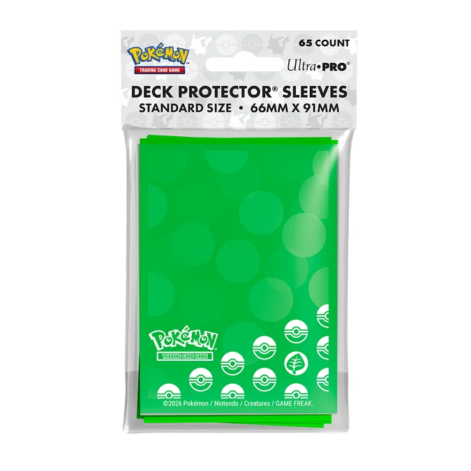 ΠΡΟΣΤΑΤΕΥΤΙΚΟ ΝΤΕΚ, DECK PROTECTOR SLEEVES, 66mm x 91mm POKEMON (65 τμχ)
