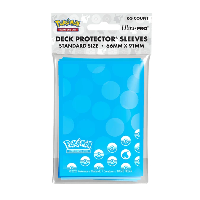 ΠΡΟΣΤΑΤΕΥΤΙΚΟ ΝΤΕΚ, DECK PROTECTOR SLEEVES, 66mm x 91mm POKEMON (65 τμχ)