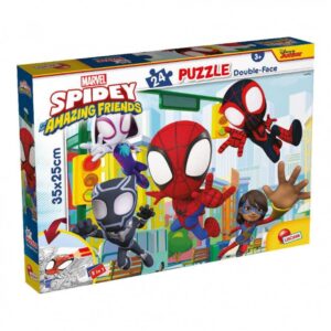 Lisciani Pazl M Plus Double Face Spidey Kommatia